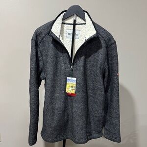 Orvis Charcoal Fleece-Lined Pullover